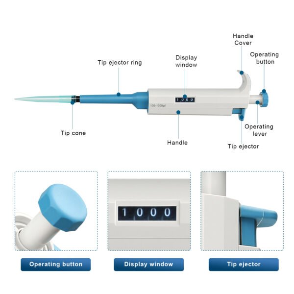 Dlab adjustable volume pipette - Image 3