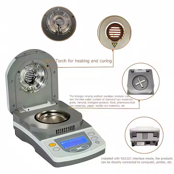 Powder halogen moisture analyzer - Image 3